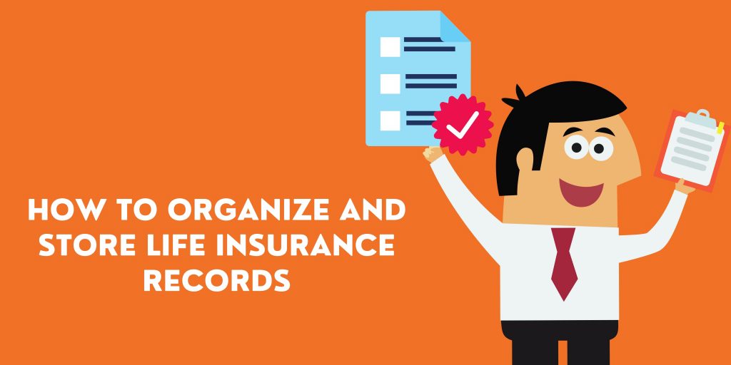 organizing and storing insurance policy papers
